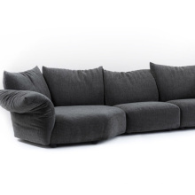 Edra Sectional Sofa Chenille Fabric Sofa